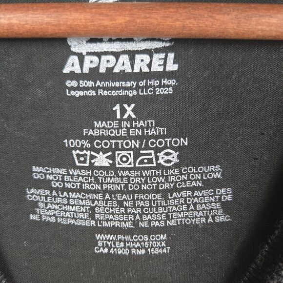 Legends Apparel Size 1X Black Marled Ice-T Original Gangster T Shirt NWOT - Picture 4 of 5